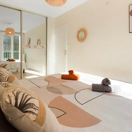 아파트 Le Nala - Spacious - Ac - Wifi - 10 Min From The Sea *