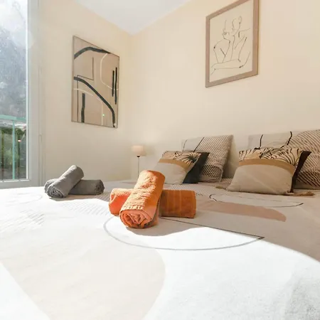 Le Nala - Spacious - Ac - Wifi - 10 Min From The Sea 아파트 니스